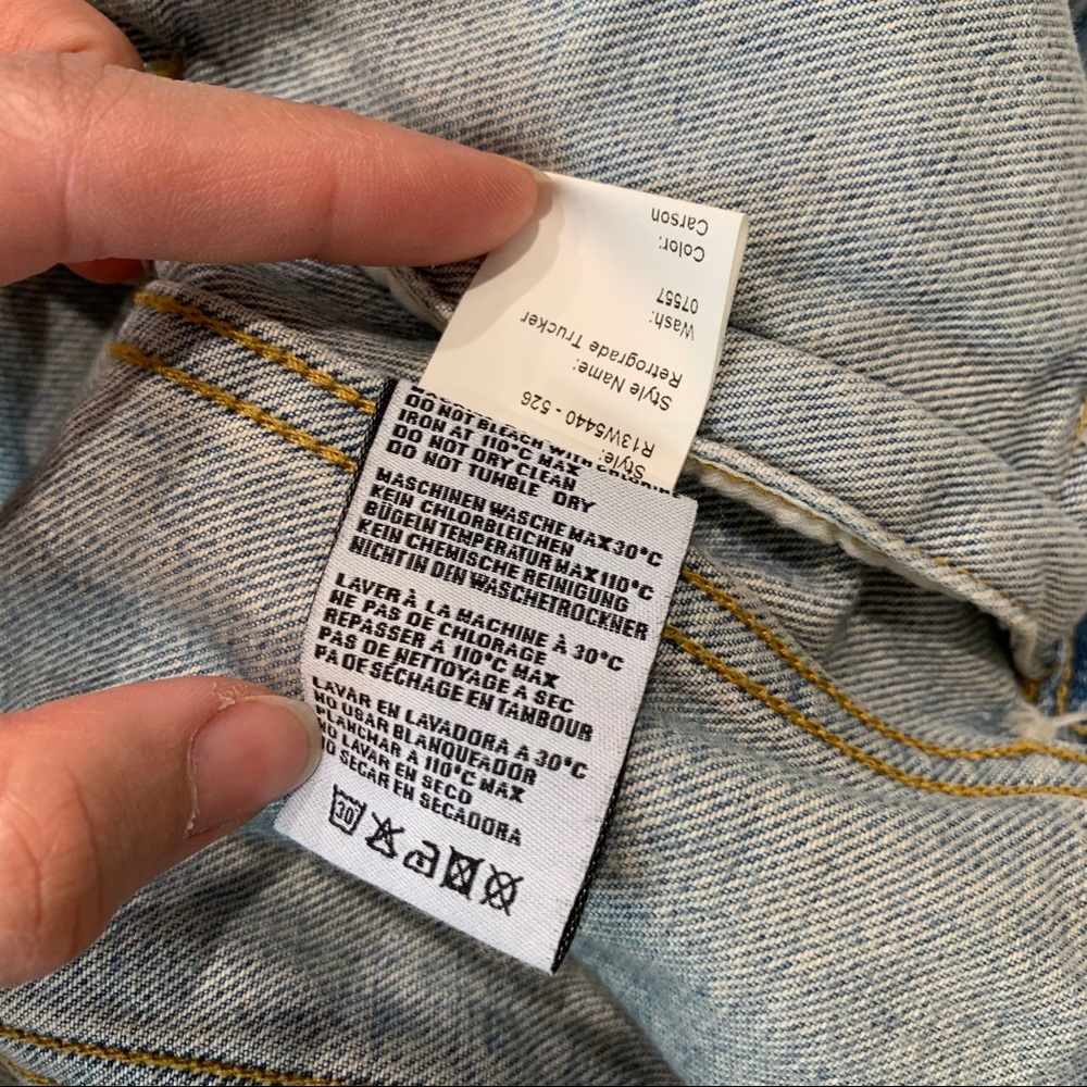 SOLD🚫R 13 Denim Jean Jacket, S - Picture 8 of 11